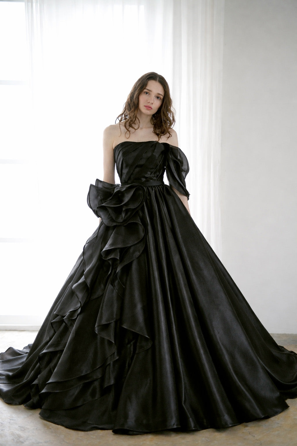 Shimmer Satin Organza Fabric