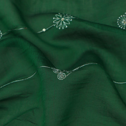 Chanderi Embroidery Fabric