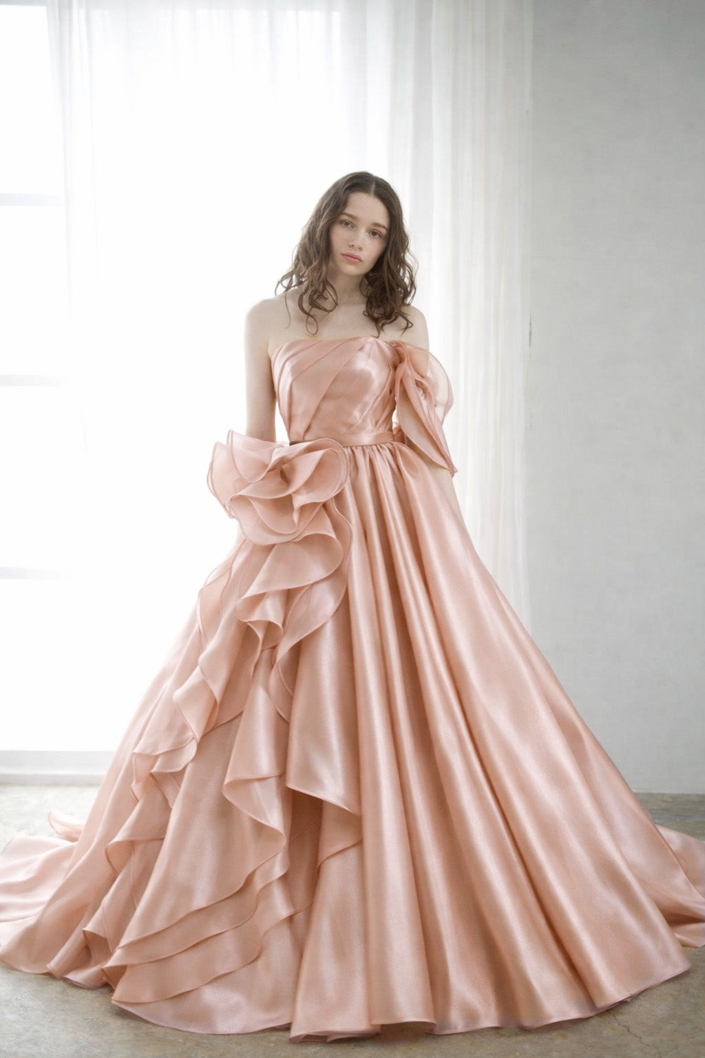 Shimmer Satin Organza Fabric