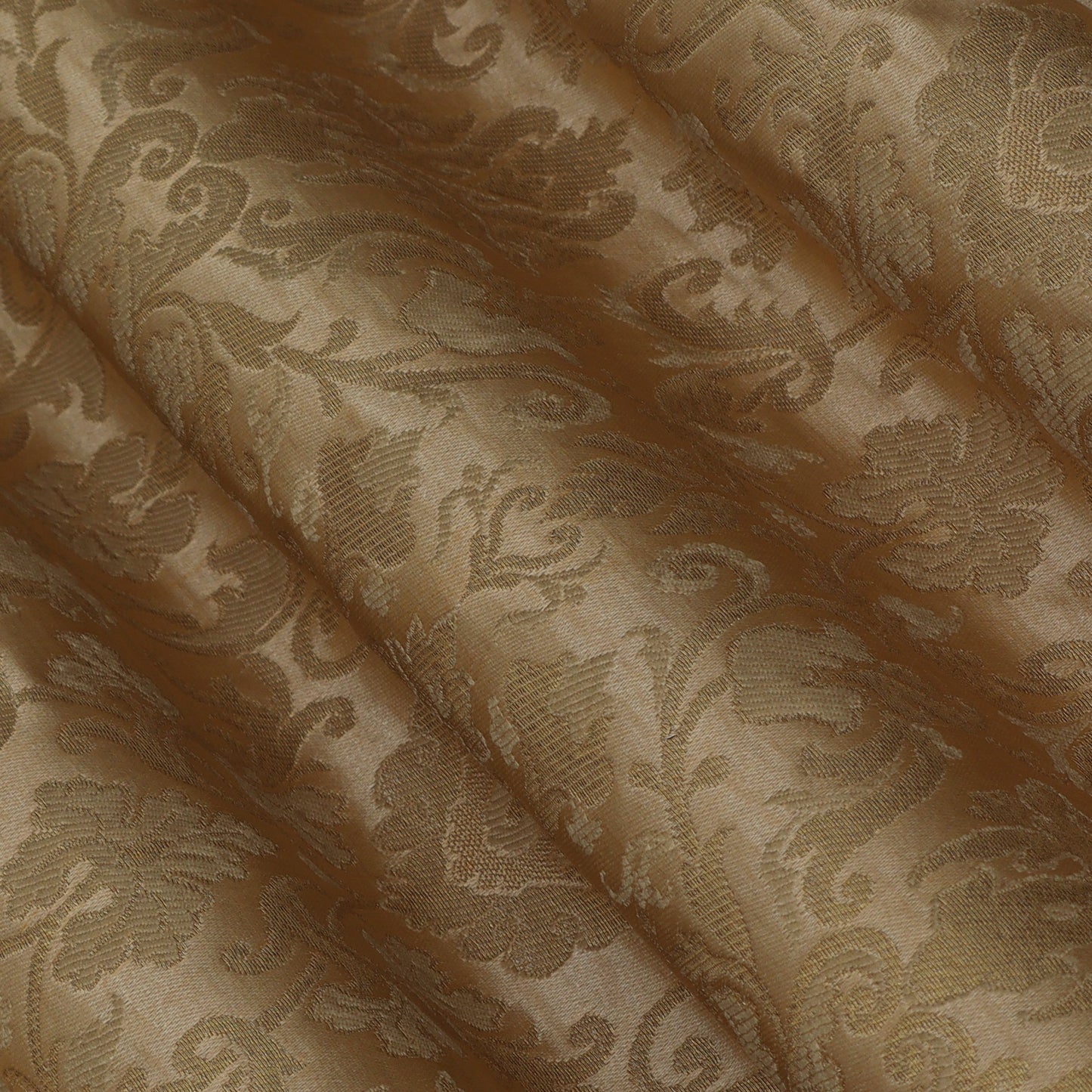 Beige Color Brocade Fabric