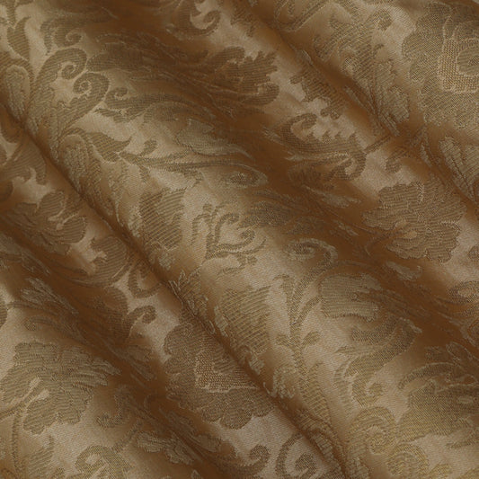 Beige Color Brocade Fabric