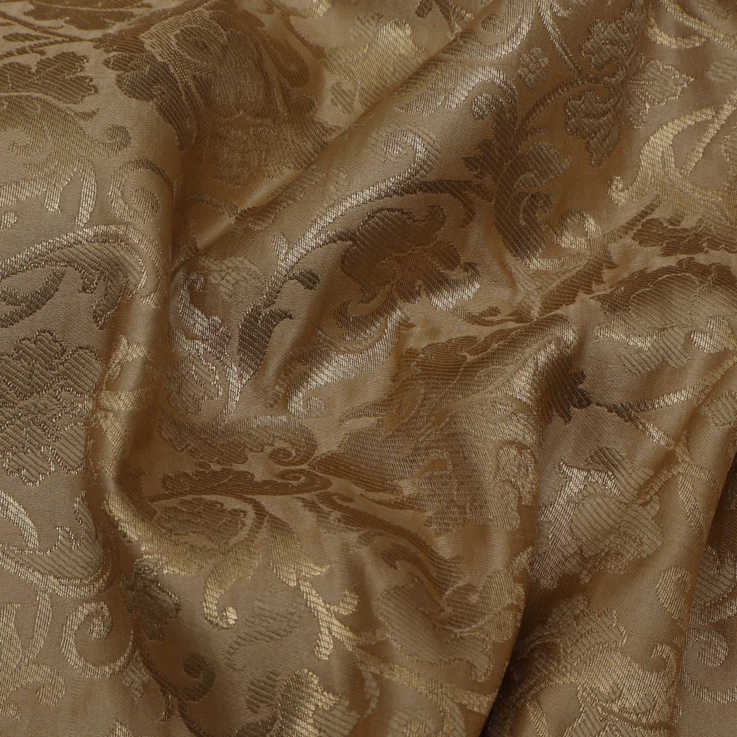 Beige Color Brocade Fabric