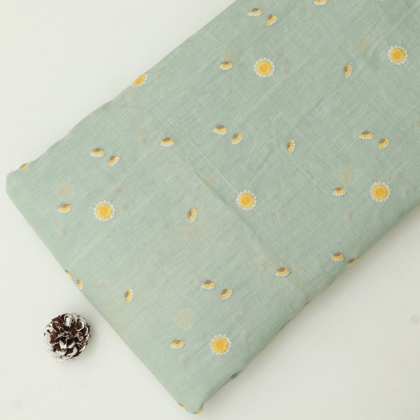 Pure Linen Embroidery Fabric