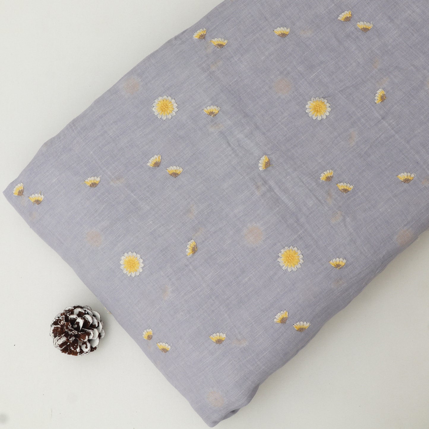 Pure Linen Embroidery Fabric