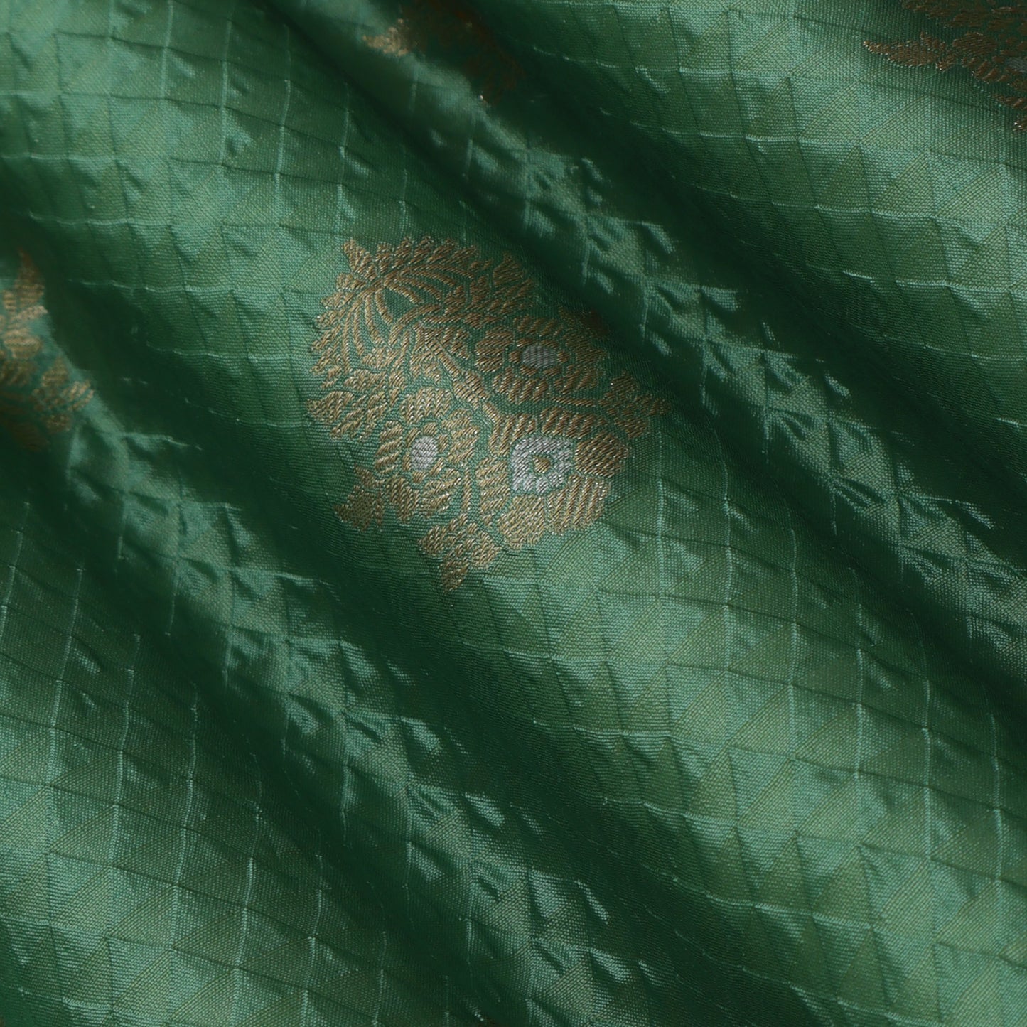 Pista Green Color Brocade Fabric