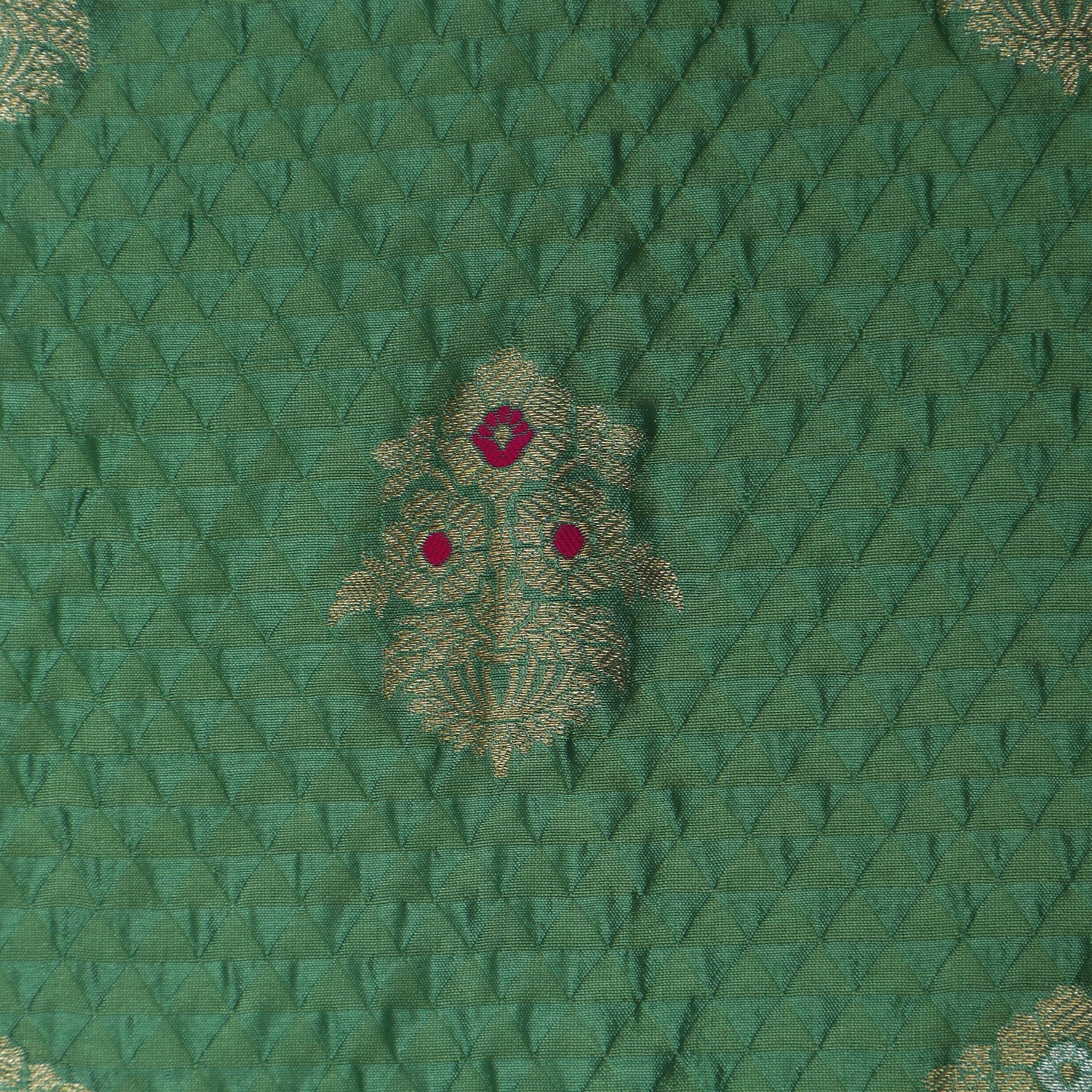 Pista Green Color Brocade Fabric