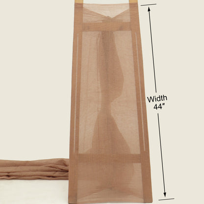 Plain Tissue Crush Stripe Fabric