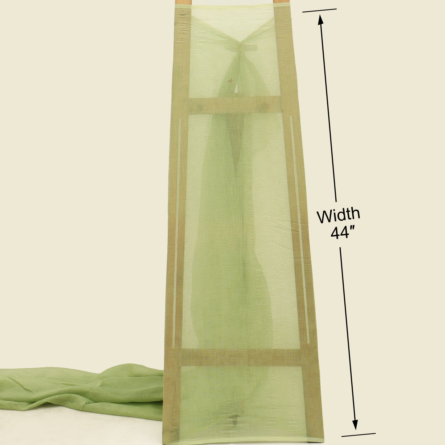 Plain Tissue Crush Stripe Fabric