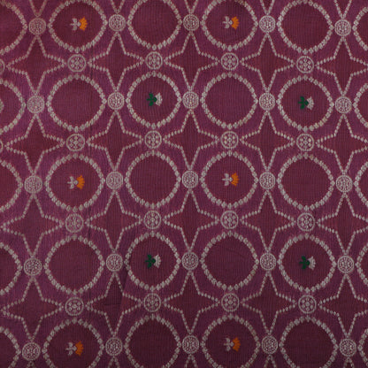 Onion Color Brocade Fabric