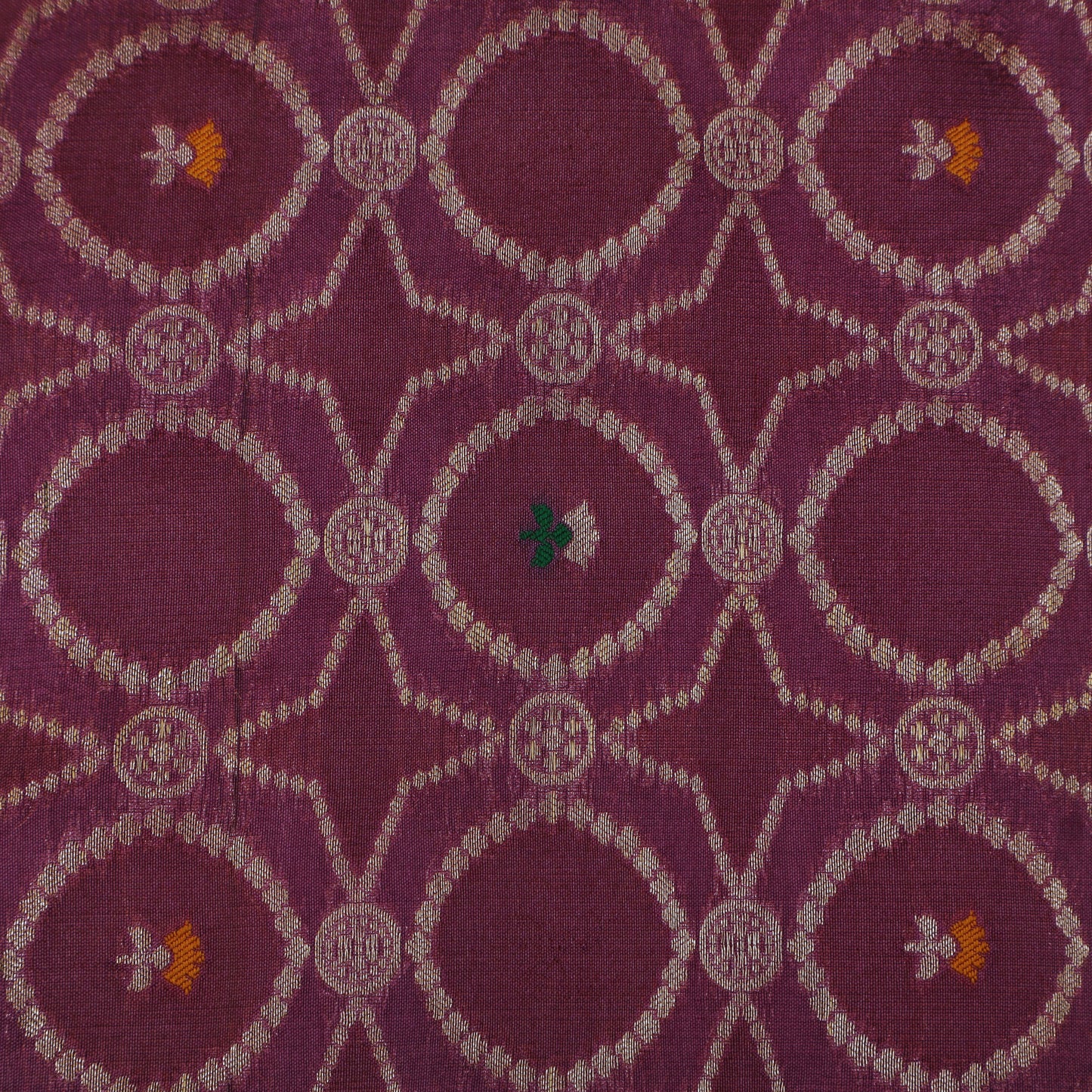 Onion Color Brocade Fabric