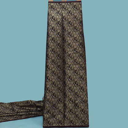 Brown Color Brocade Fabric