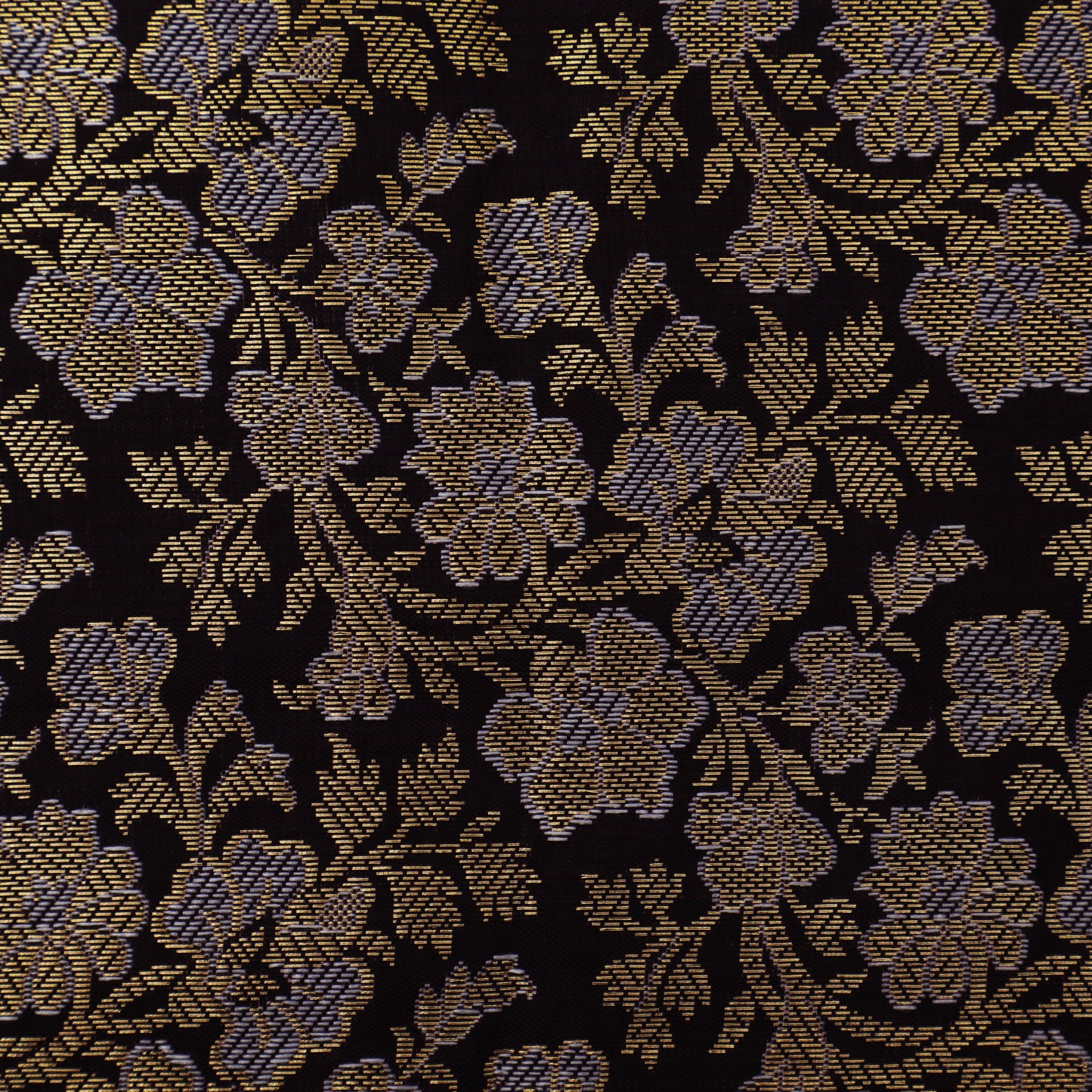 Brown Color Brocade Fabric