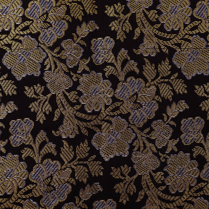 Brown Color Brocade Fabric
