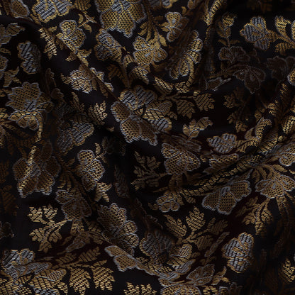 Brown Color Brocade Fabric