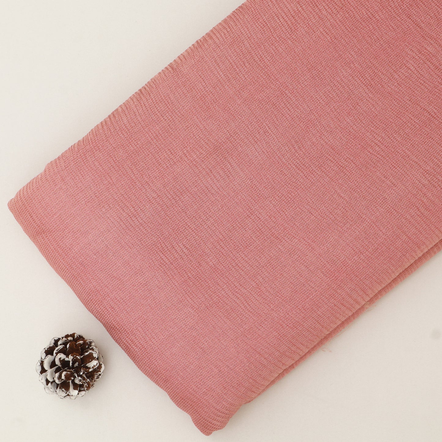 Plain Tissue Crush Stripe Fabric