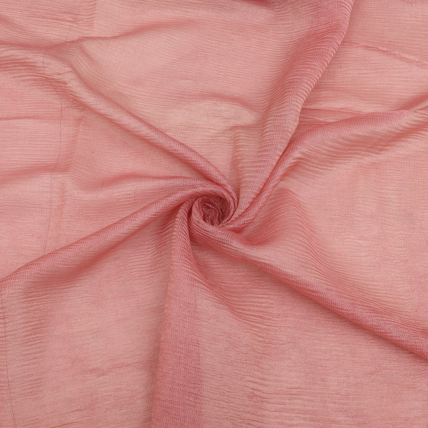 Plain Tissue Crush Stripe Fabric