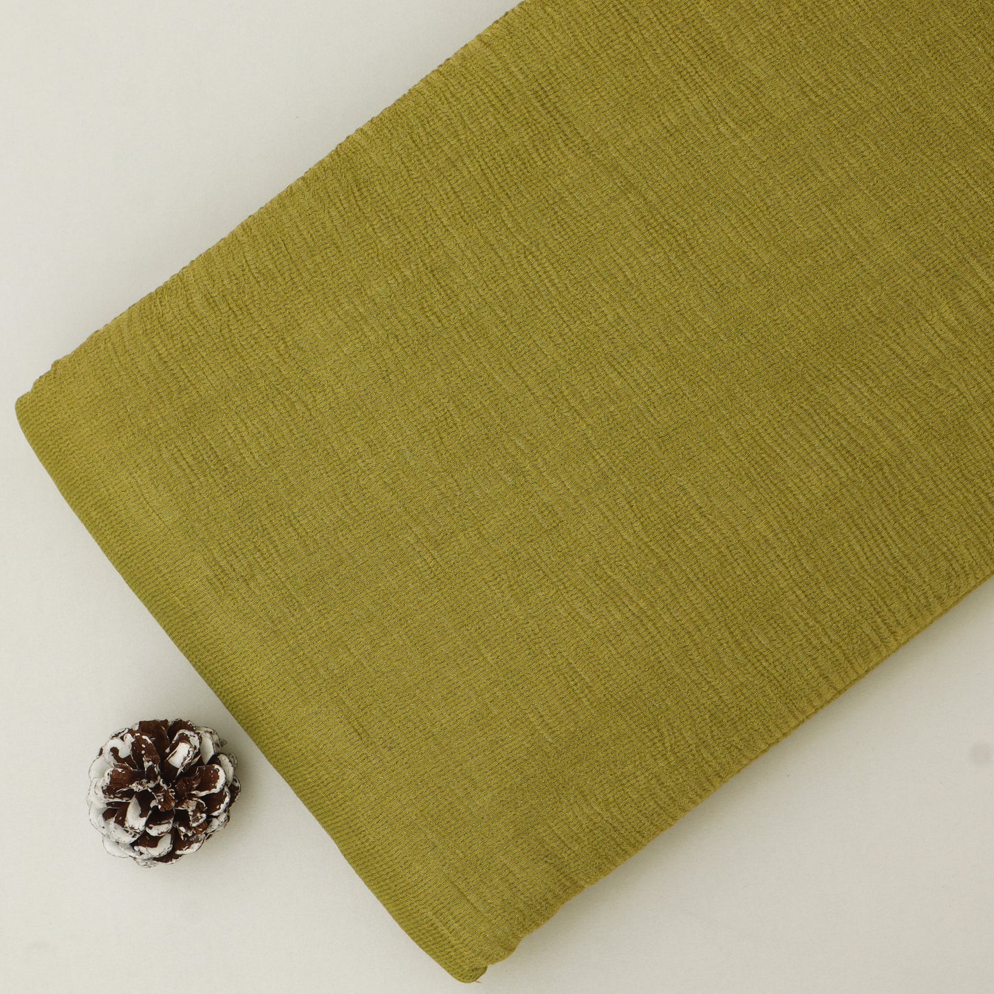 Plain Tissue Crush Stripe Fabric
