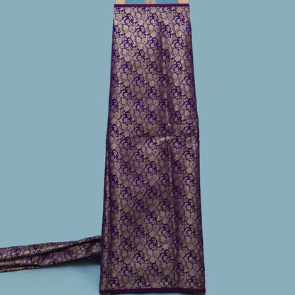 Purple Color Brocade Fabric