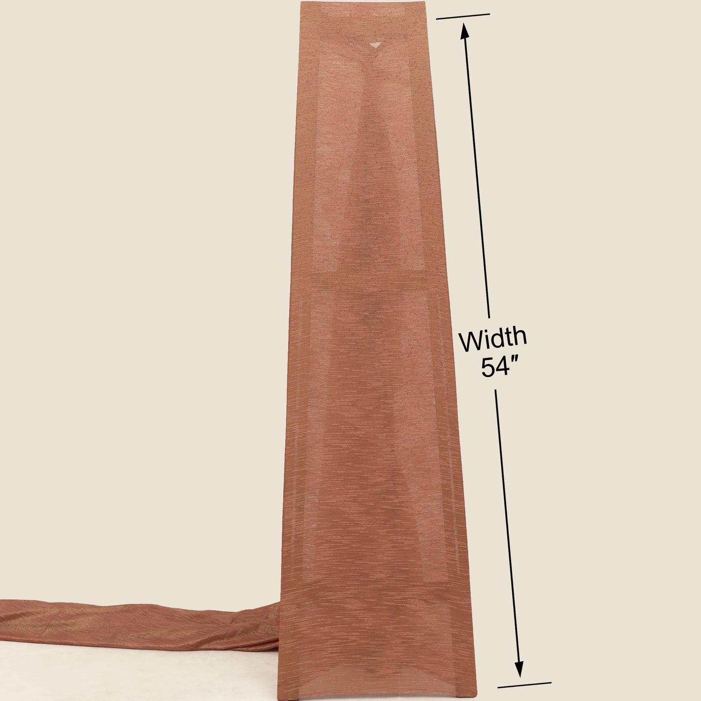 Plain Tissue Crush Stripe Fabric