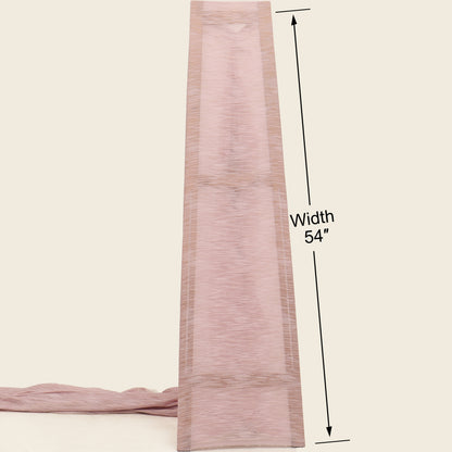 Plain Tissue Crush Stripe Fabric
