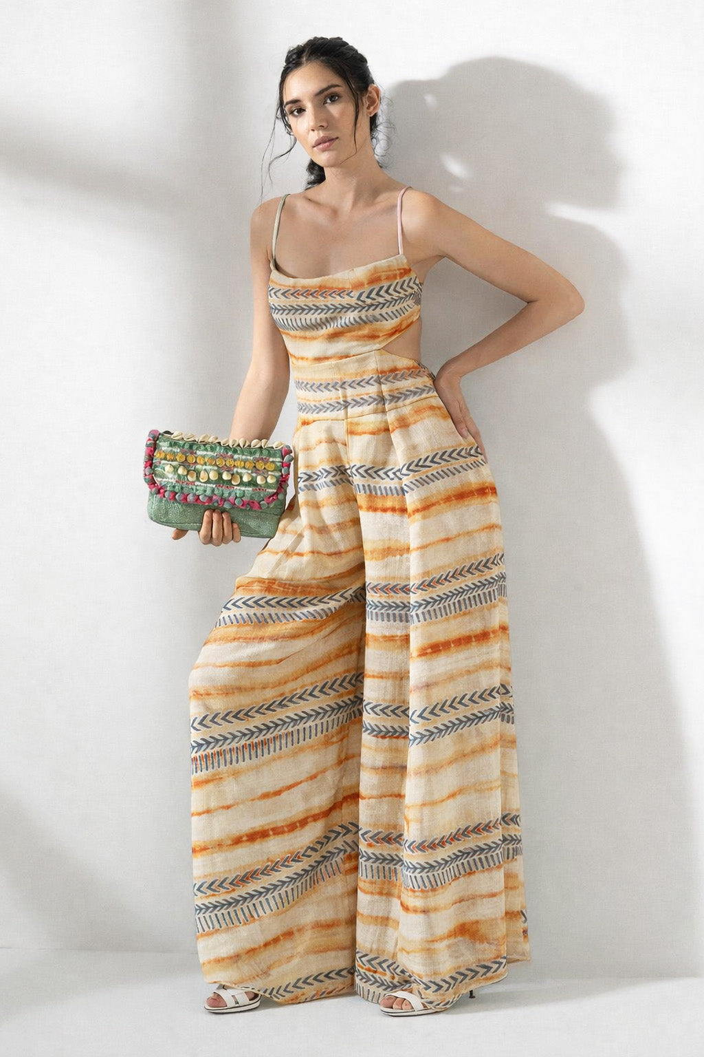 Linen Hand Printed Fabric