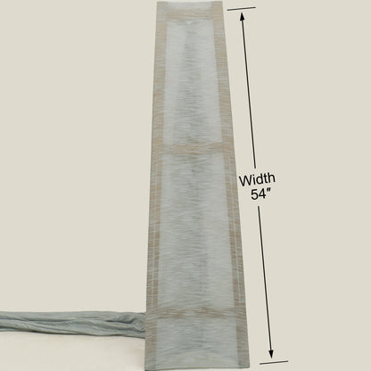 Plain Tissue Crush Stripe Fabric