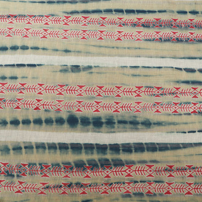 Linen Hand Printed Fabric