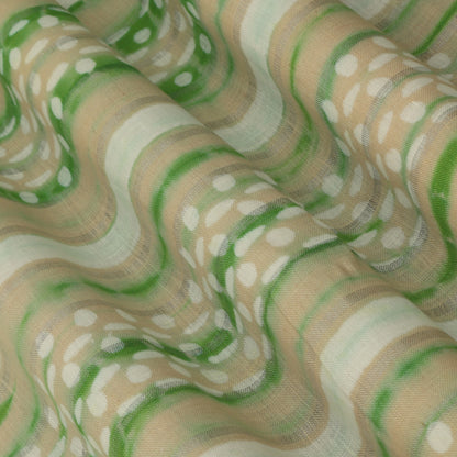 Linen Hand Printed Fabric