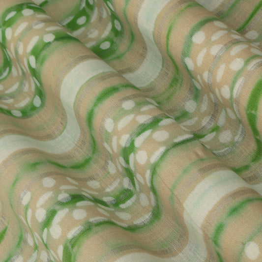 Linen Hand Printed Fabric