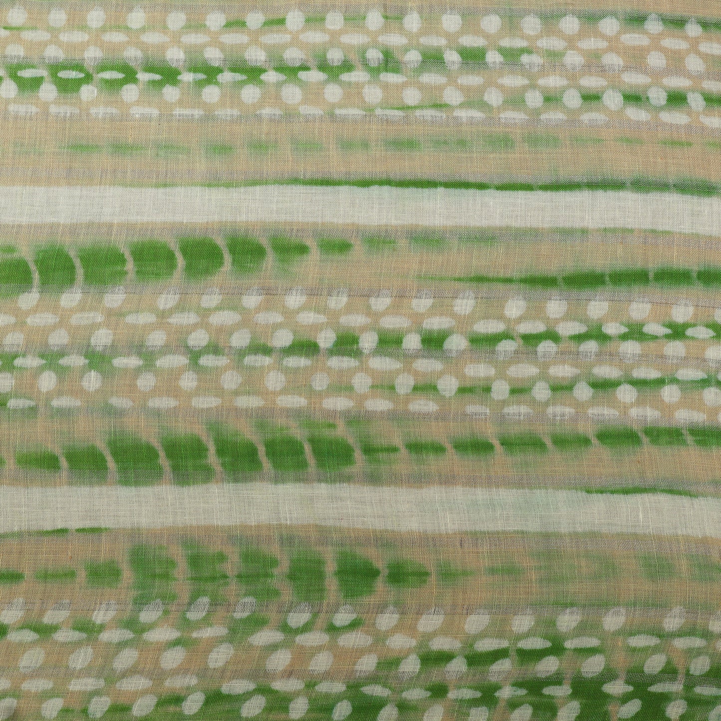 Linen Hand Printed Fabric