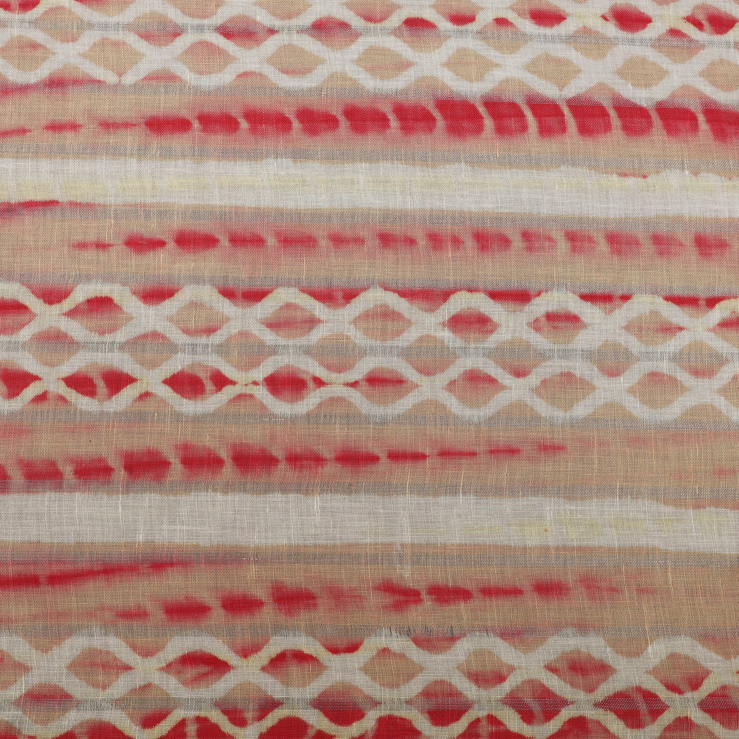 Linen Hand Printed Fabric