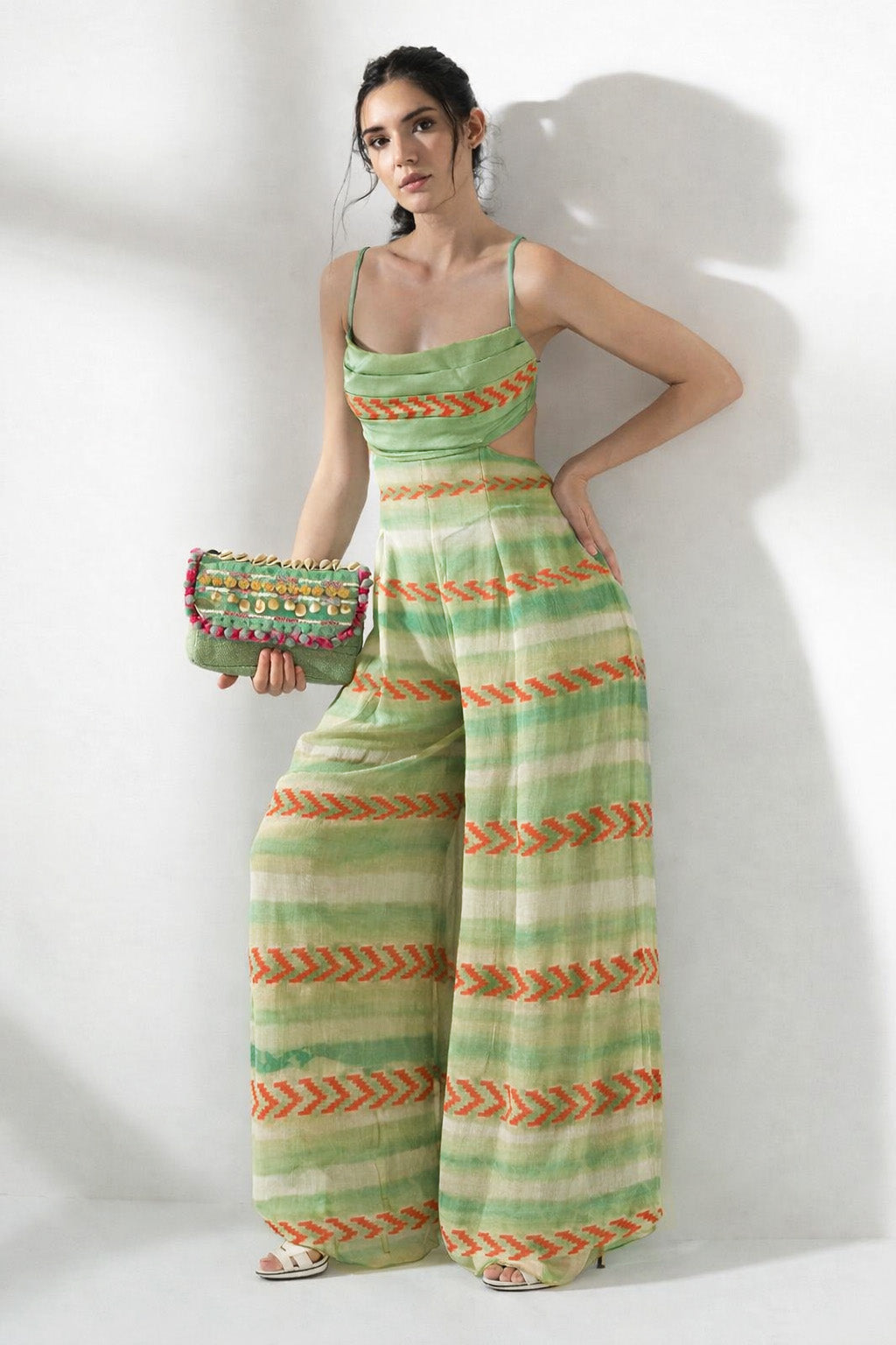 Linen Hand Printed Fabric