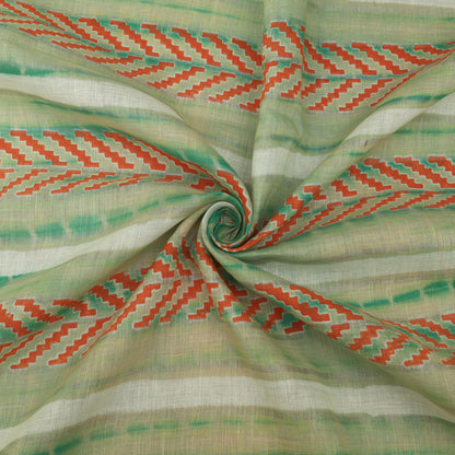 Linen Hand Printed Fabric