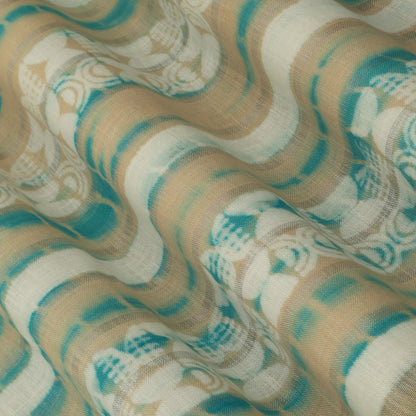 Linen Hand Printed Fabric