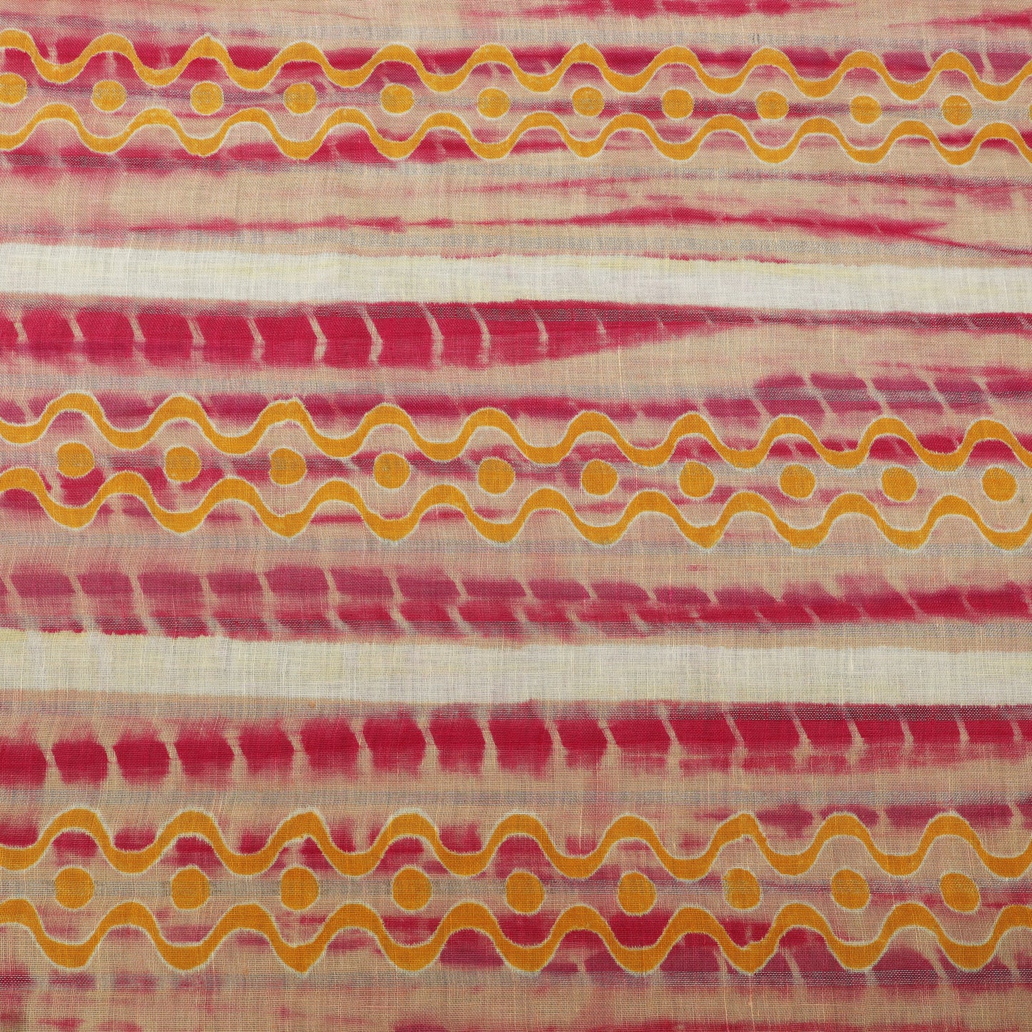 Linen Hand Printed Fabric