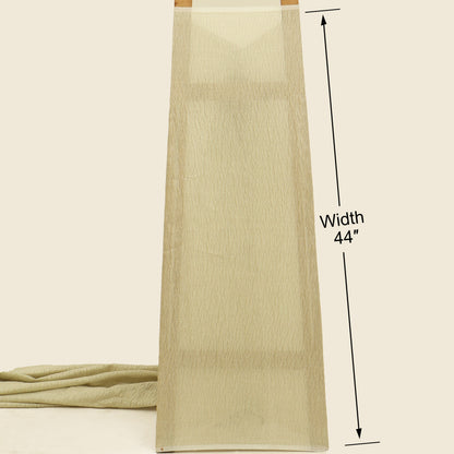 Crush Tissue Plain Fabric