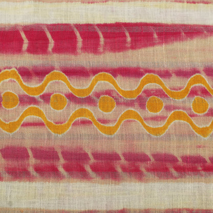 Linen Hand Printed Fabric