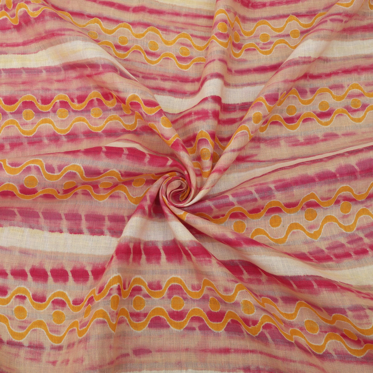 Linen Hand Printed Fabric