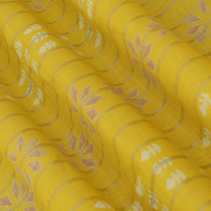 Linen Hand Printed Fabric