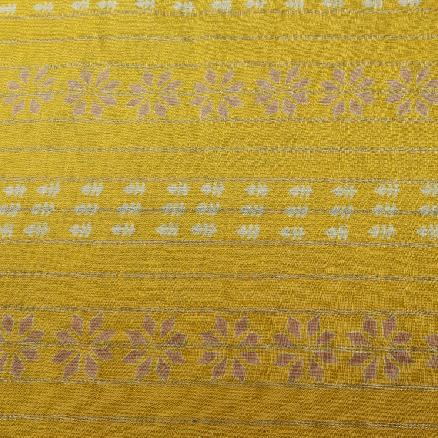 Linen Hand Printed Fabric