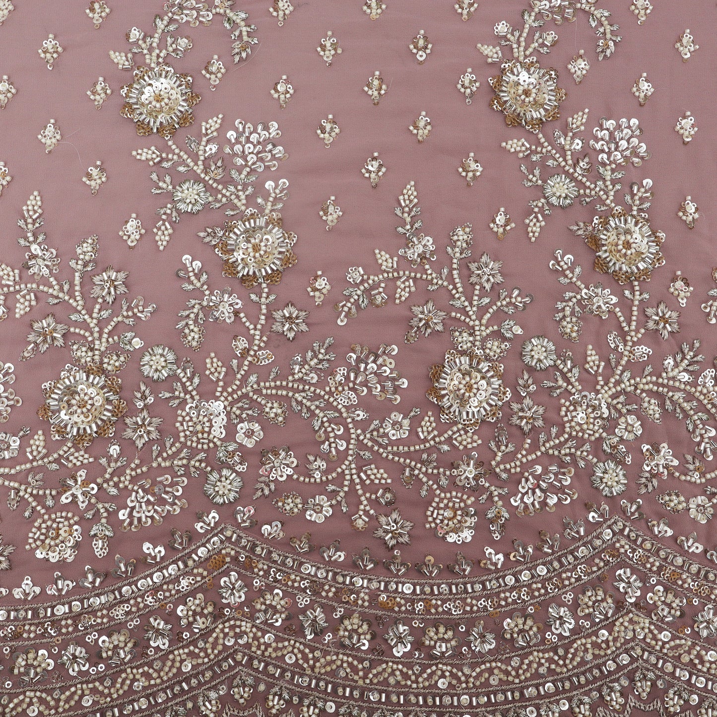 Georgette Embroidery Fabric