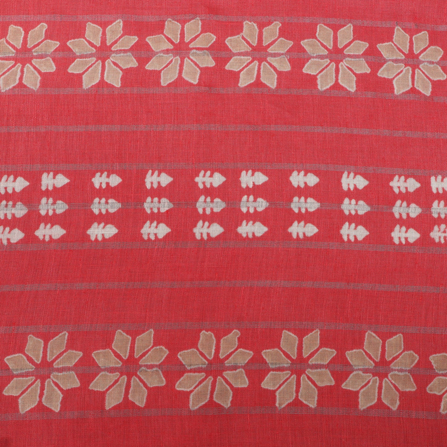 Linen Hand Printed Fabric