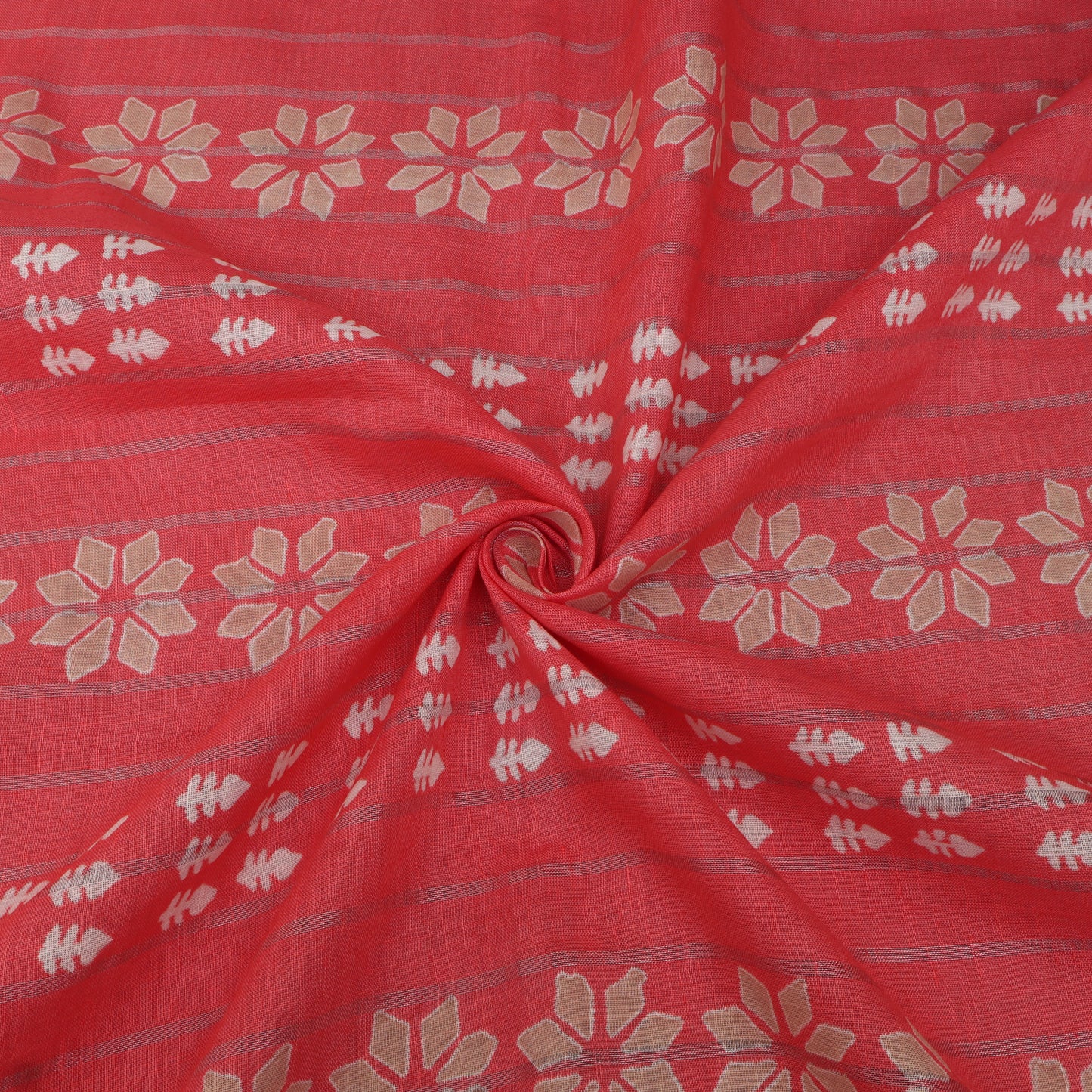 Linen Hand Printed Fabric