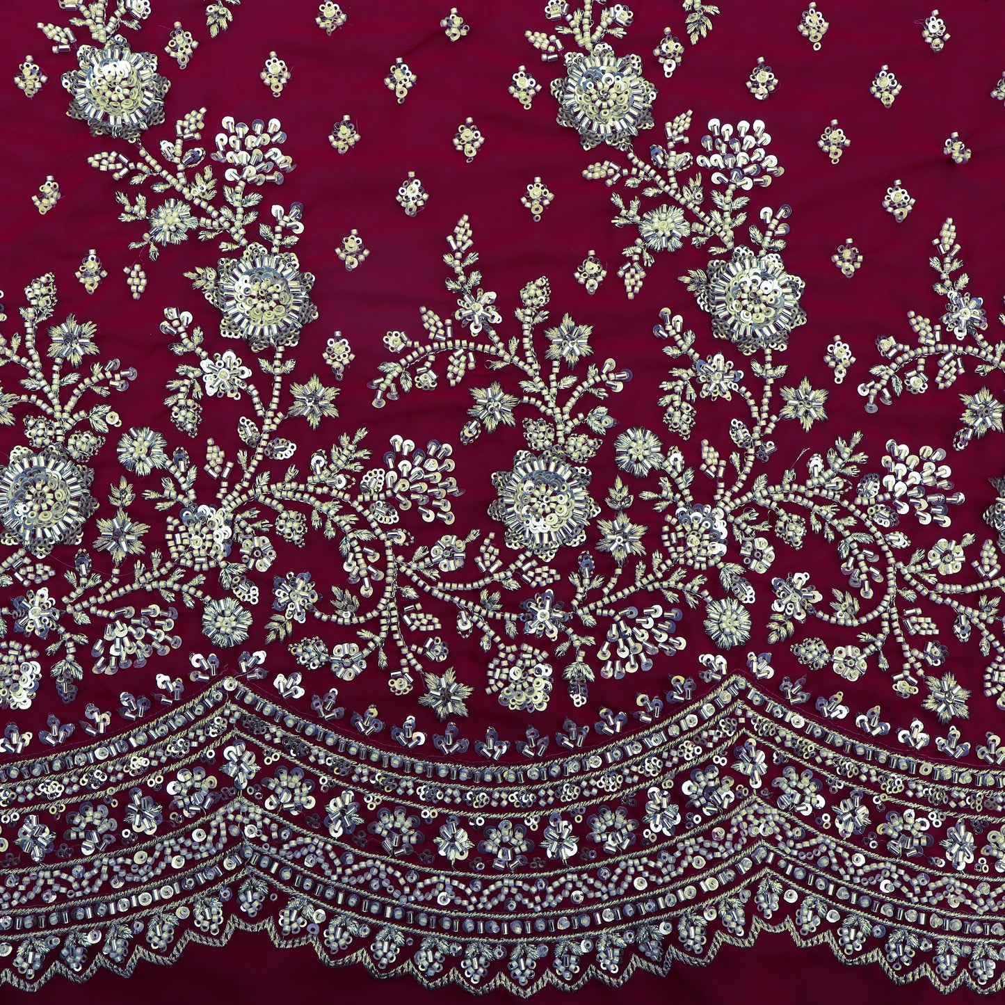 Georgette Embroidery Fabric