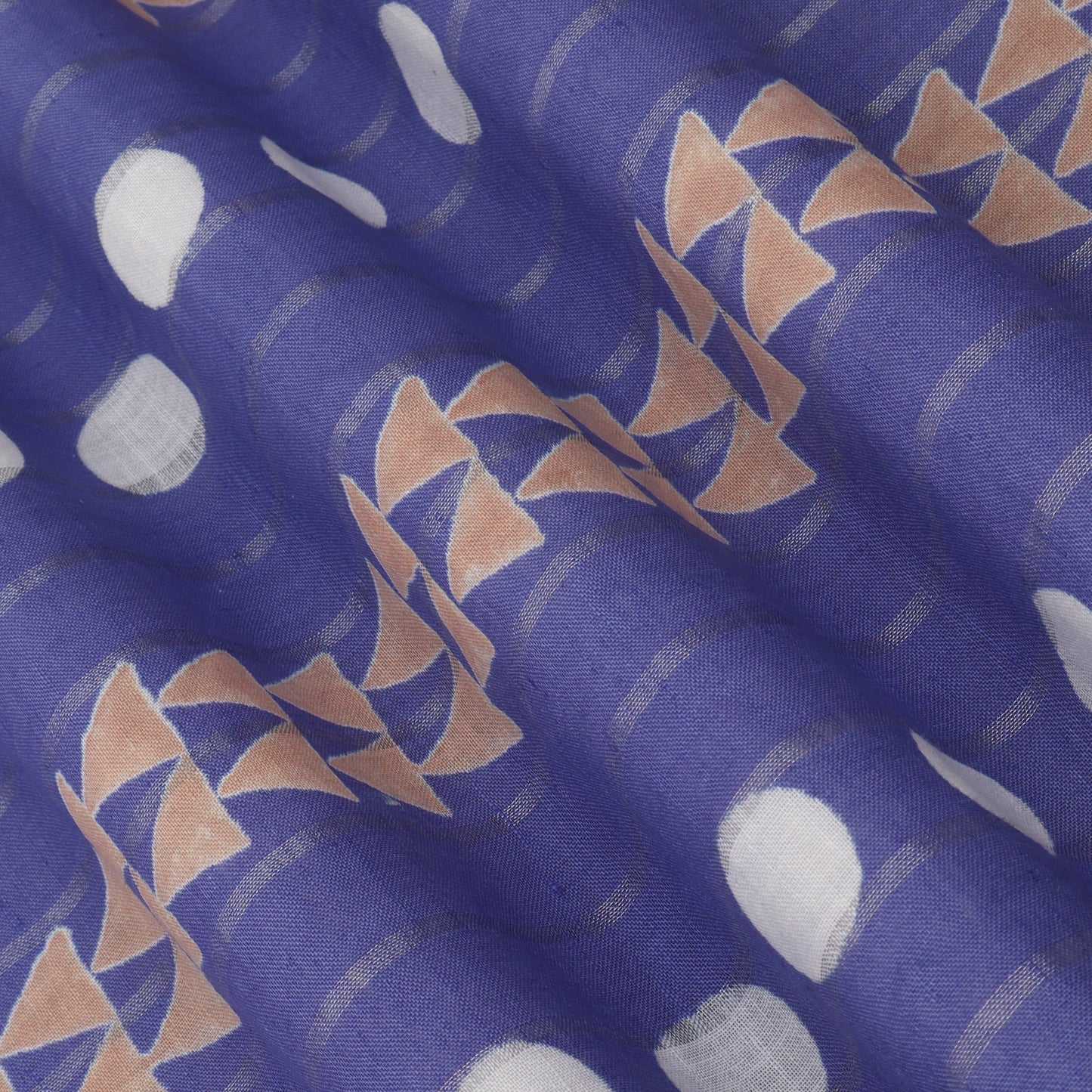 Linen Hand Printed Fabric