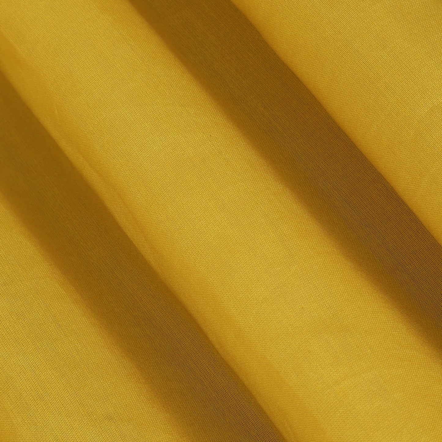Yellow Color Chanderi Plain Fabric