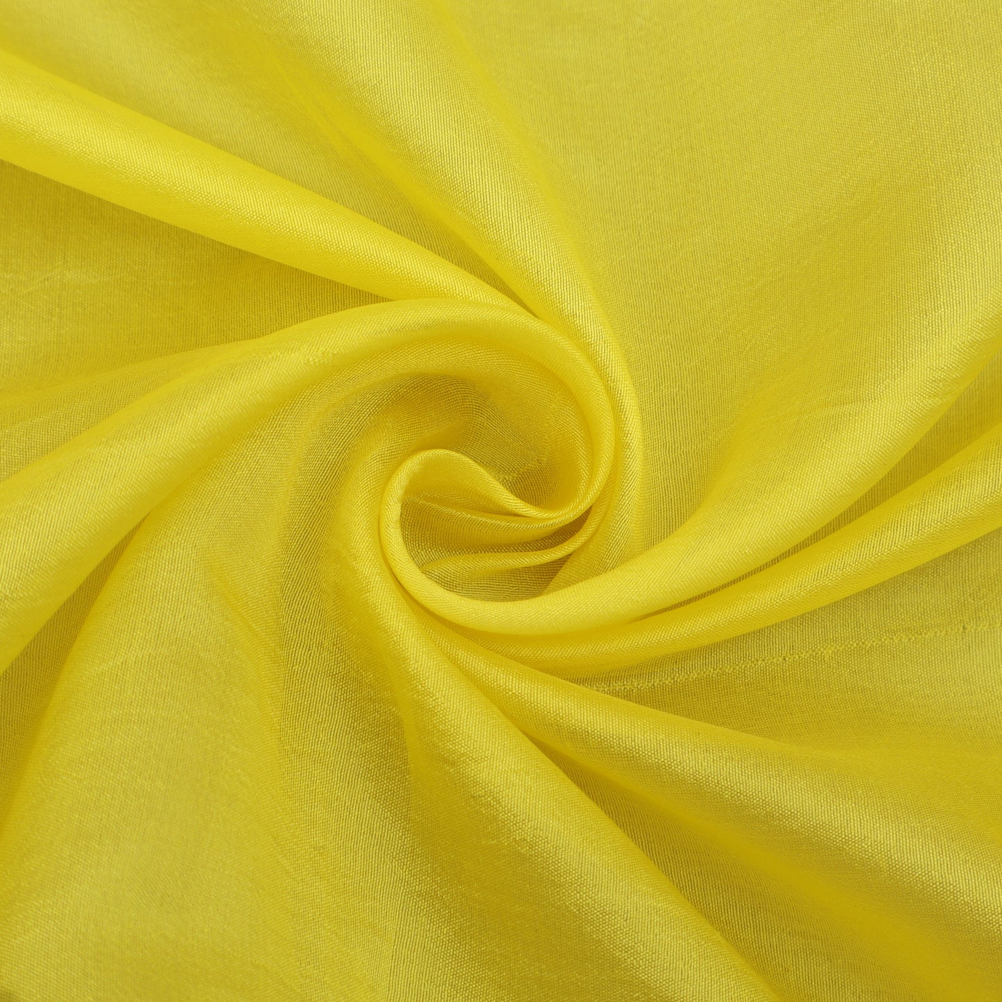 Yellow Color Kora Silk Plain Fabric