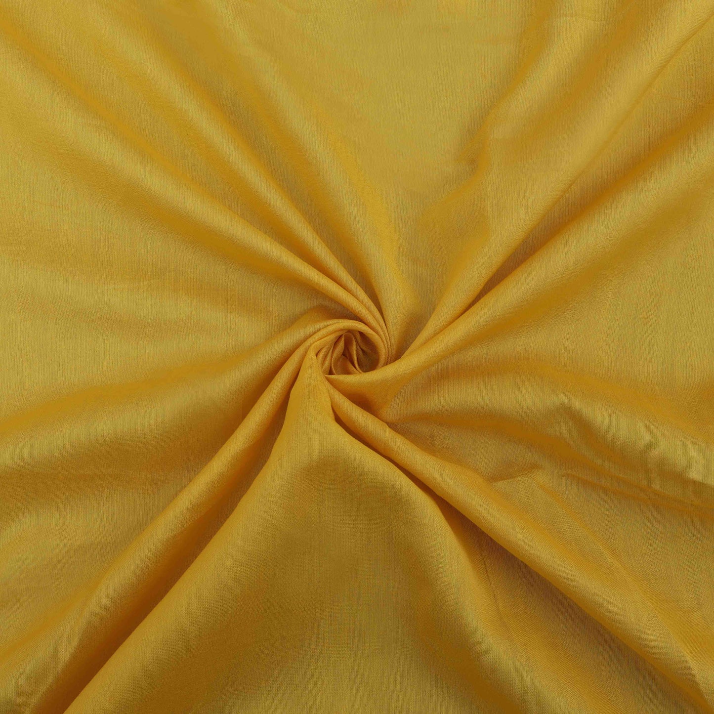 Yellow Color Chanderi Plain Fabric