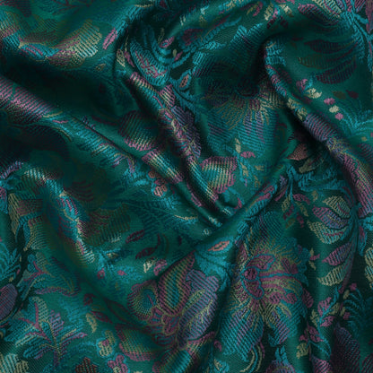 Rama Green Color Tanchui Brocade Fabric