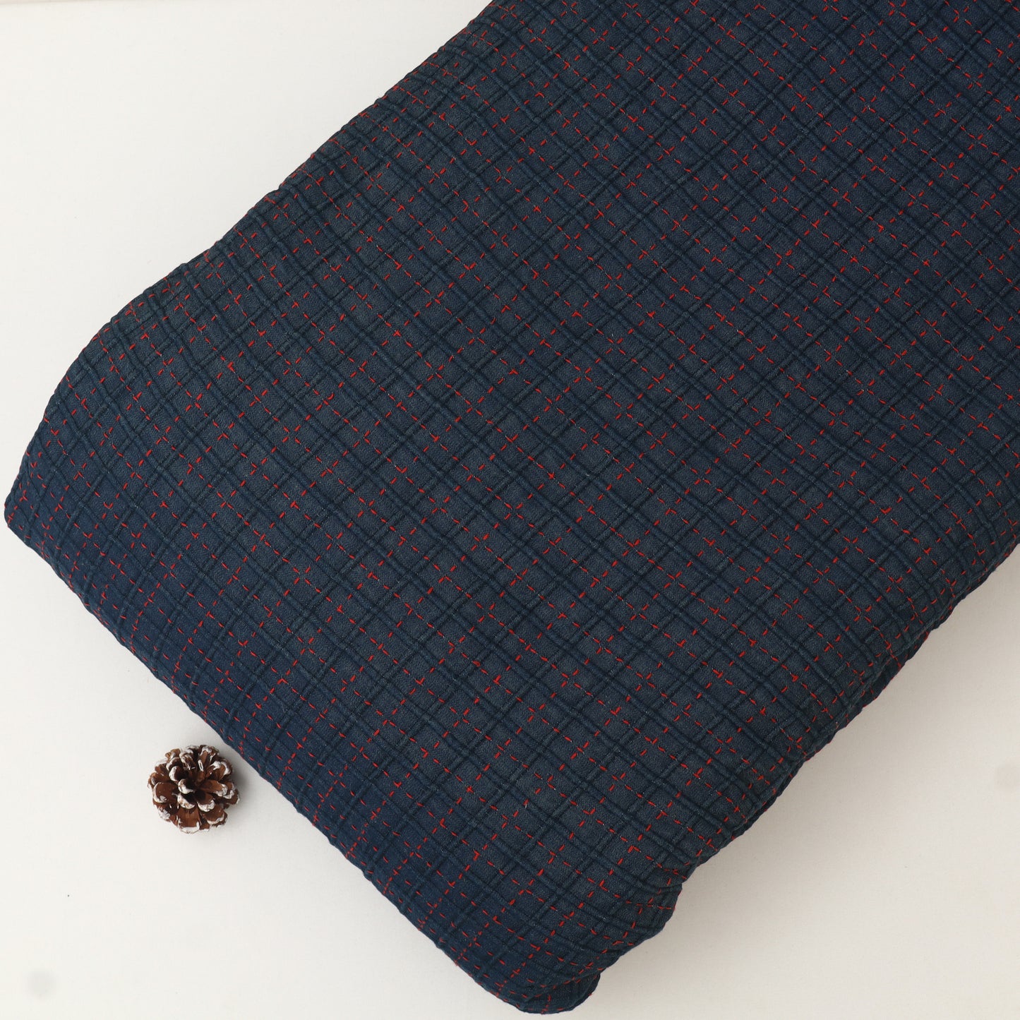 Denim Work Embroidery Fabric